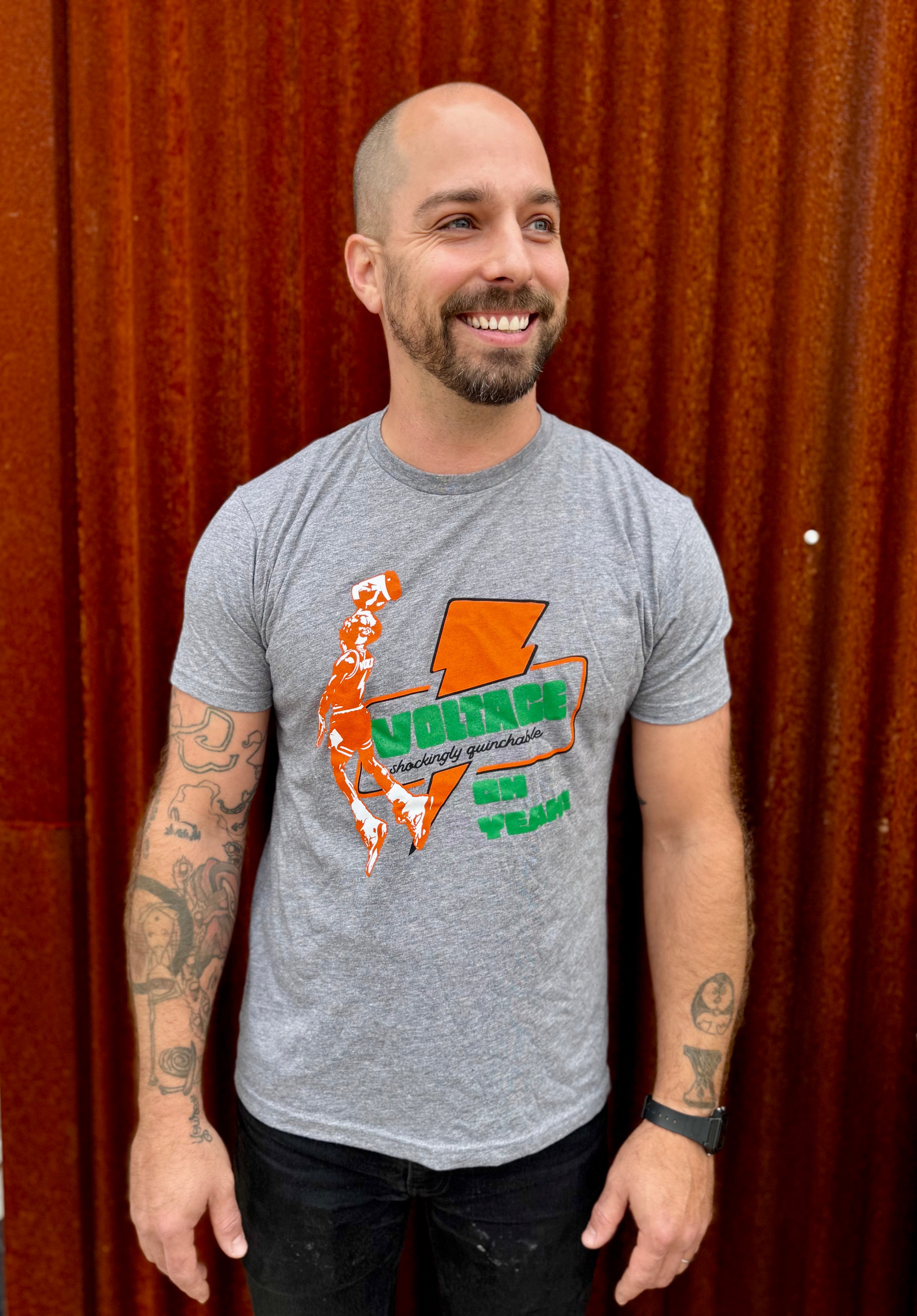 Heather Jumping Man Tee